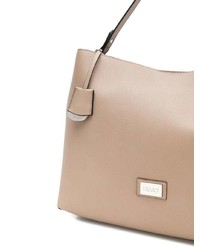 hellbeige Shopper Tasche aus Leder von Liu Jo