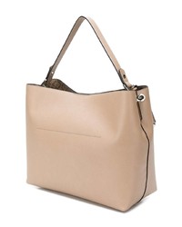 hellbeige Shopper Tasche aus Leder von Liu Jo