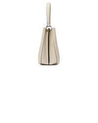 hellbeige Shopper Tasche aus Leder von L.Credi