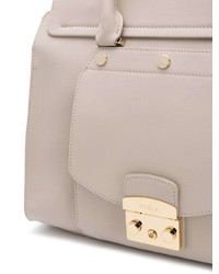 hellbeige Shopper Tasche aus Leder von Furla