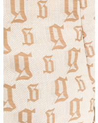 hellbeige Shopper Tasche aus Leder von John Galliano