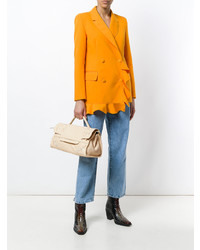 hellbeige Shopper Tasche aus Leder von Zanellato