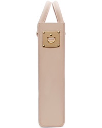 hellbeige Shopper Tasche aus Leder von Sophie Hulme