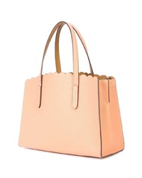 hellbeige Shopper Tasche aus Leder von Coach