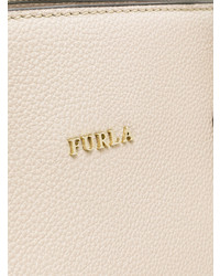 hellbeige Shopper Tasche aus Leder von Furla