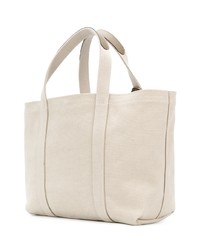 hellbeige Shopper Tasche aus Leder von Tila March