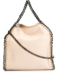 hellbeige Shopper Tasche aus Leder von Stella McCartney