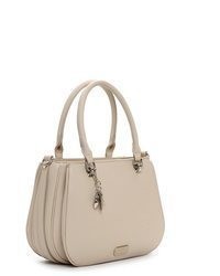 hellbeige Shopper Tasche aus Leder von Tamaris