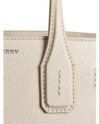 hellbeige Shopper Tasche aus Leder von Burberry