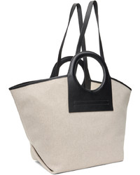 hellbeige Shopper Tasche aus Segeltuch von Hereu