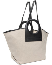 hellbeige Shopper Tasche aus Segeltuch von Hereu