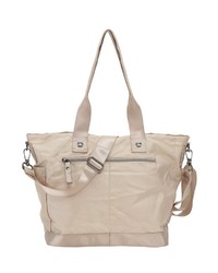 hellbeige Shopper Tasche aus Segeltuch von George Gina & Lucy