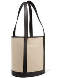 hellbeige Shopper Tasche aus Segeltuch von A.P.C. Atelier de Production et de Création