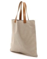 hellbeige Shopper Tasche aus Segeltuch von Bop Basics