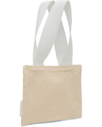 hellbeige Shopper Tasche aus Segeltuch von Bianca Saunders