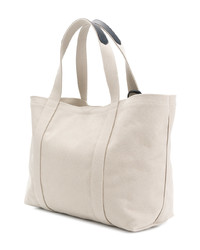 hellbeige Shopper Tasche aus Segeltuch von Tila March