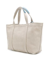 hellbeige Shopper Tasche aus Segeltuch von Tila March