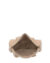 hellbeige Shopper Tasche aus Wildleder von Cowboysbag