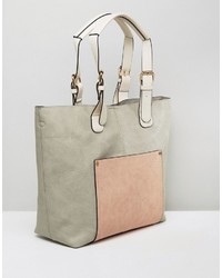 hellbeige Shopper Tasche von Oasis