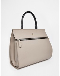 hellbeige Shopper Tasche von Asos