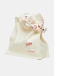hellbeige Shopper Tasche von Comma