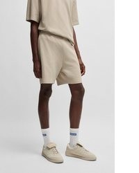 hellbeige Shorts von HUGO Blue