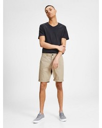 hellbeige Shorts von Jack & Jones