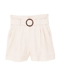 hellbeige Shorts von Mango