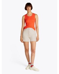 hellbeige Shorts von Tommy Jeans