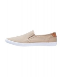 hellbeige Slip-On Sneakers aus Jeans von YOURTURN