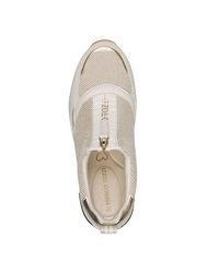 hellbeige Slip-On Sneakers von Marco Tozzi