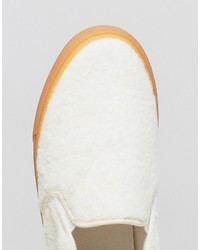 hellbeige Slip-On Sneakers von Asos