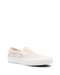 hellbeige Slip-On Sneakers von Vans