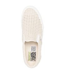 hellbeige Slip-On Sneakers von Vans