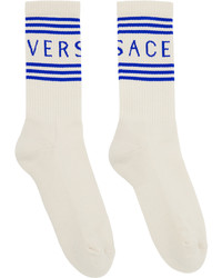 hellbeige Socken von Versace