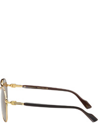 hellbeige Sonnenbrille von Gucci