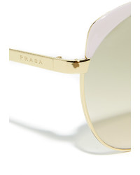 hellbeige Sonnenbrille von Prada