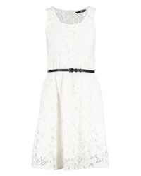 hellbeige Spitzekleid von Only