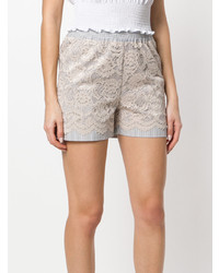 hellbeige Spitzeshorts von Miahatami