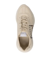 hellbeige Sportschuhe von Gucci