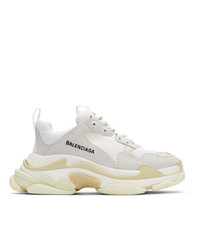 hellbeige Sportschuhe von Balenciaga