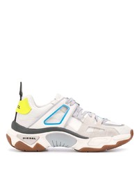 hellbeige Sportschuhe von Diesel