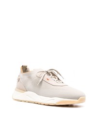 hellbeige Sportschuhe von Santoni