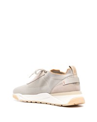 hellbeige Sportschuhe von Santoni