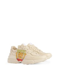 hellbeige Sportschuhe von Gucci