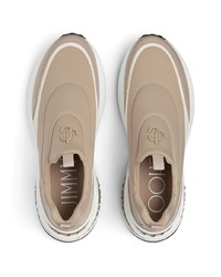 hellbeige Sportschuhe von Jimmy Choo