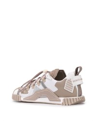 hellbeige Sportschuhe von Dolce & Gabbana