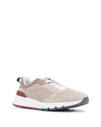 hellbeige Sportschuhe von Brunello Cucinelli