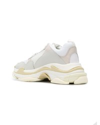 hellbeige Sportschuhe von Balenciaga