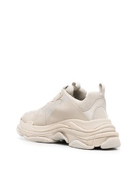 hellbeige Sportschuhe von Balenciaga